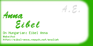 anna eibel business card